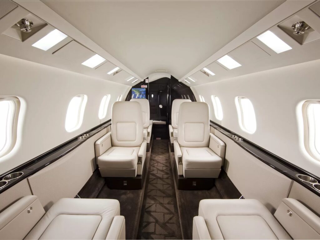 private jet upholstery